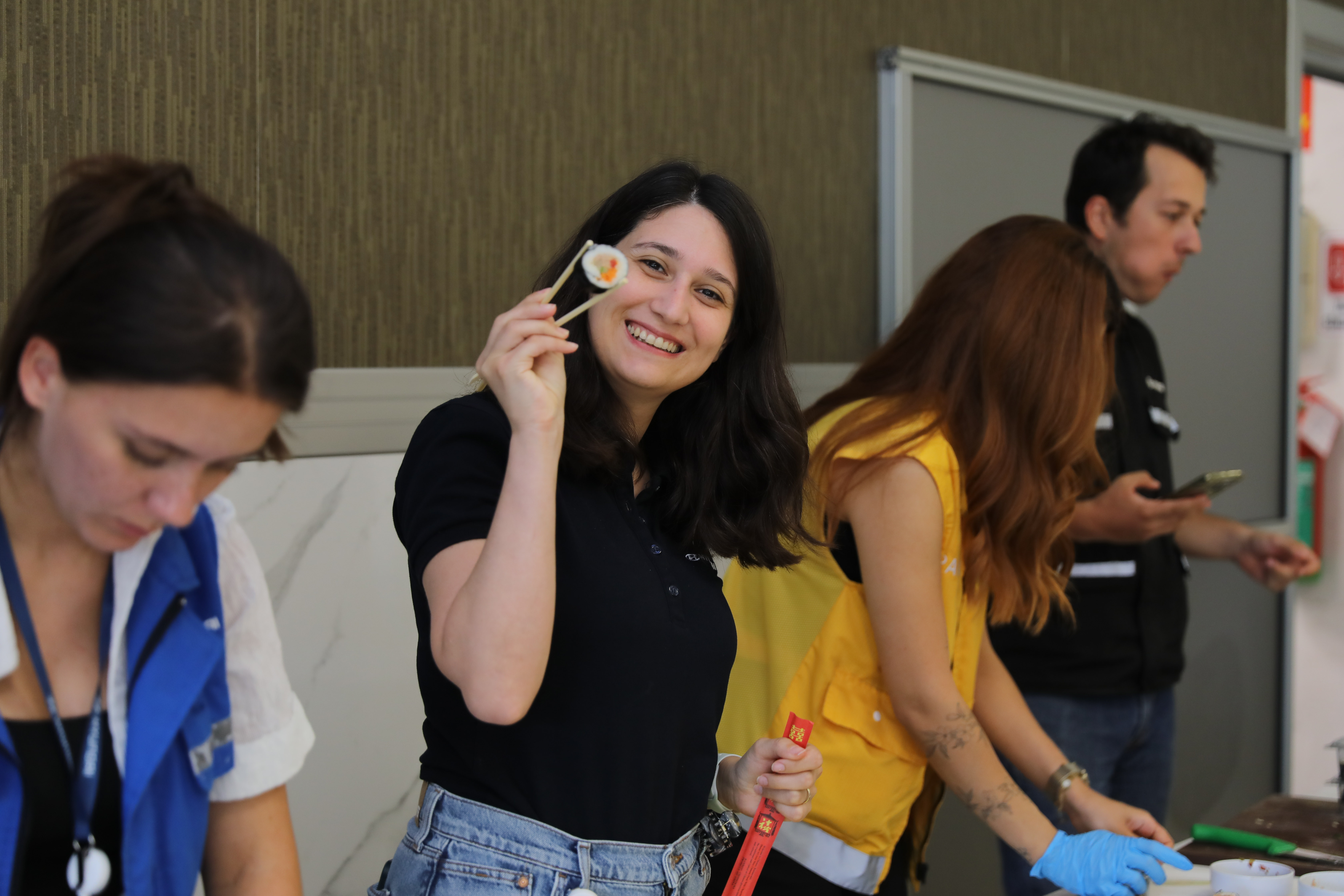 We explored Korean cuisine together: Kimbap Workshop